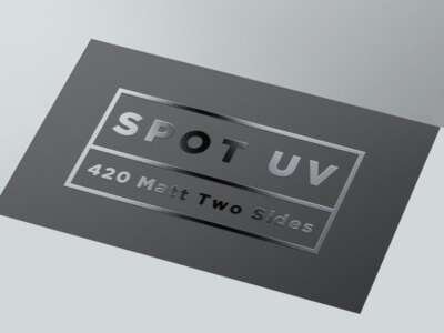 Spot UV printing